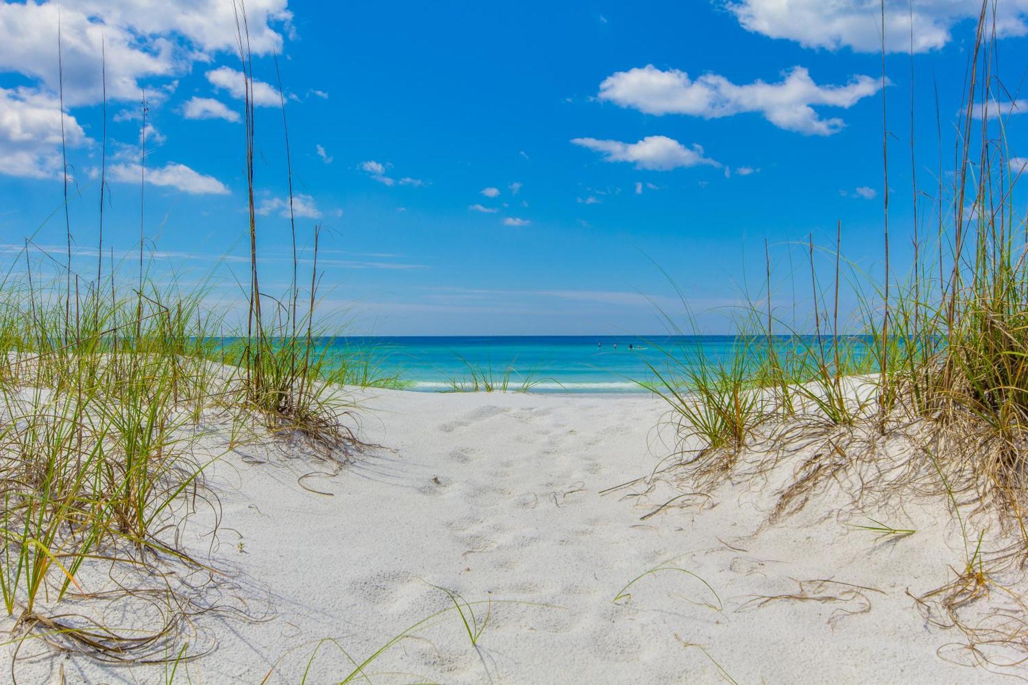 Tidewater Escape: 1Br/2Ba Beachfront Condo, Sleeps 6, Gulf Views & Comfort! Panama City Beach Exterior photo